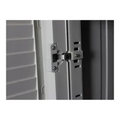 Poubelle de Tri Selectif 3 Conteneurs Recyclage Déchets Intérieur Extérieur 68 x 37 x 90cm 2 Portes INTEC