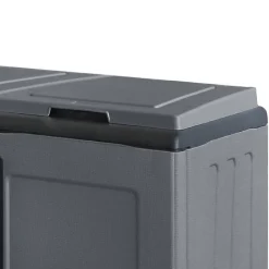 Poubelles de tri Selectif 2 Sacs Meuble mi- hauteur Dim 68 x 37 x 84cm 2 Anneaux de support de sac 2 Portes INTEC