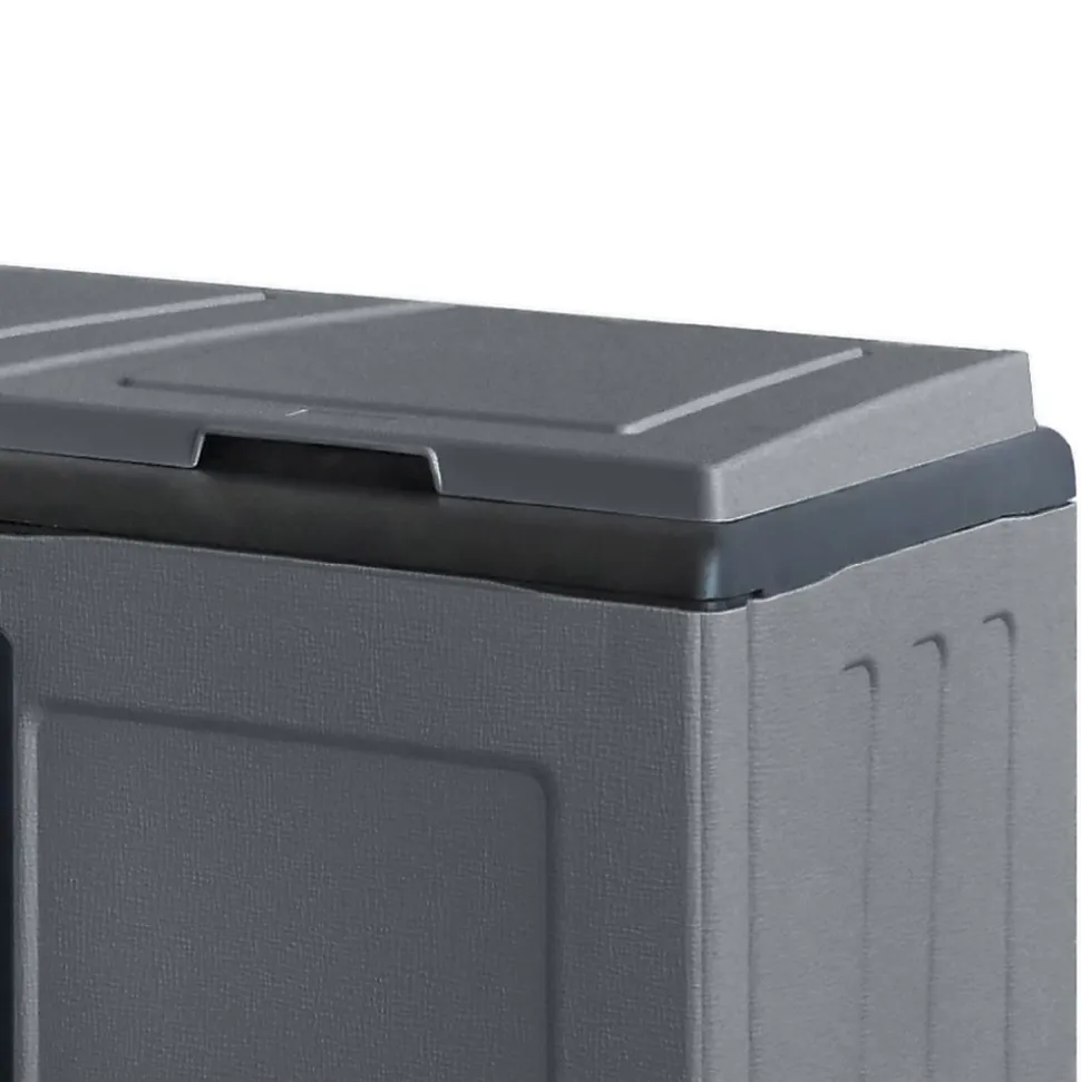 Poubelles de tri Selectif 2 Sacs Meuble mi- hauteur Dim 68 x 37 x 84cm 2 Anneaux de support de sac 2 Portes INTEC