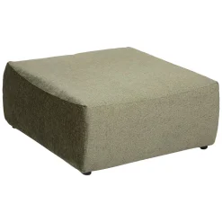Pouf Mavuno en velours 87x93cm vert cèdre - Atmosphera