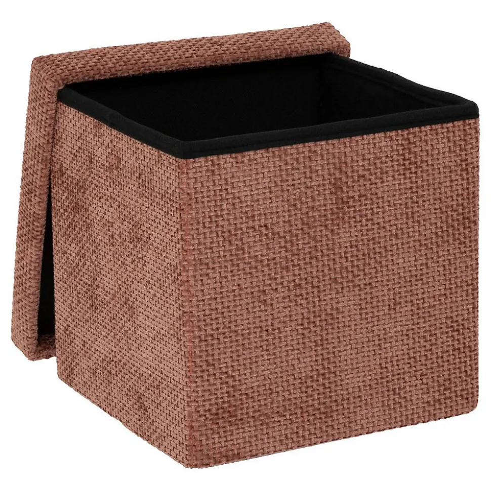 Pouf Mix'n Modul pliable 31x31cm terracotta - Terracotta- 5five