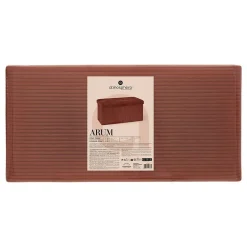 Pouf pliant Arum ambre 76x38cm - Atmosphera