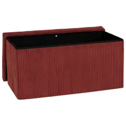 Pouf pliant Arum ambre 76x38cm - Atmosphera