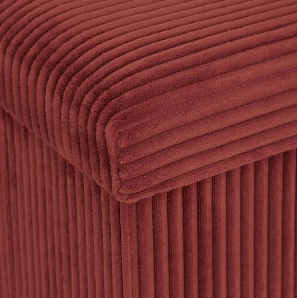 Pouf pliant Arum ambre 76x38cm - Atmosphera