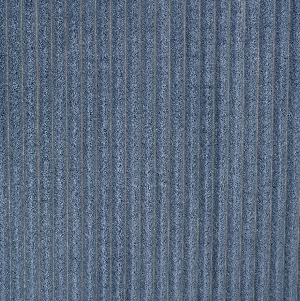 Pouf pliant Arum bleu encre 76x38cm - Atmosphera