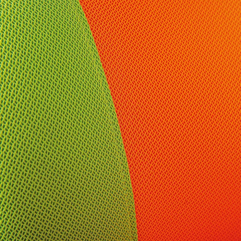 PREZI - Fauteuil Pivotant Orange et Vert pour Enfant