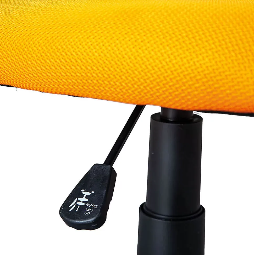 PREZI - Fauteuil Pivotant Orange et Vert pour Enfant