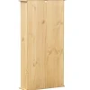 Prolenta Premium - Armoire à CD Corona 52x17,5x103 cm bois de pin massif