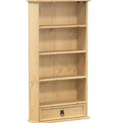 Prolenta Premium - Armoire à CD Corona 52x17,5x103 cm bois de pin massif