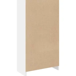 Prolenta Premium - Bibliothèque blanc 57x28,5x107,5 cm bois d'ingénierie