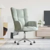 Prolenta Premium - Chaise de relaxation Gris clair Velours
