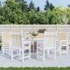 Prolenta Premium - Coussins de chaise de jardin à dossier bas lot de 6 beige