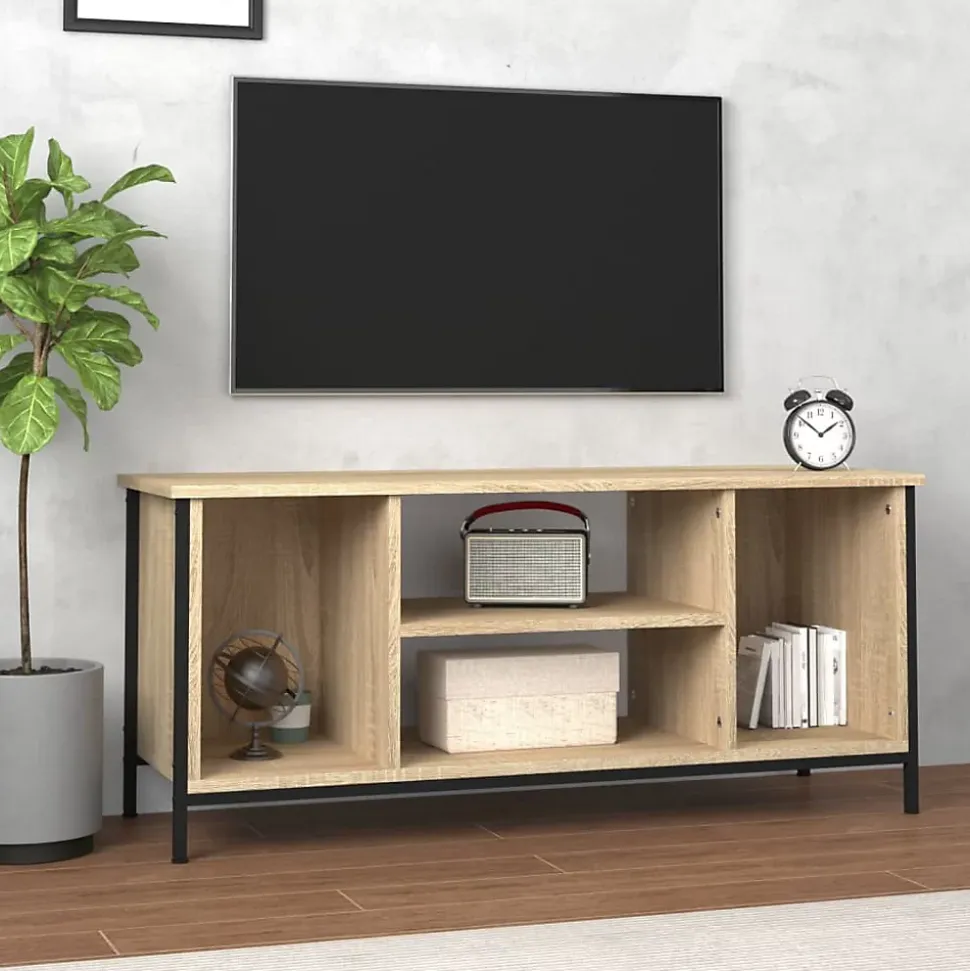 Prolenta Premium - Meuble TV chêne sonoma 102x35x45 cm bois d'ingénierie