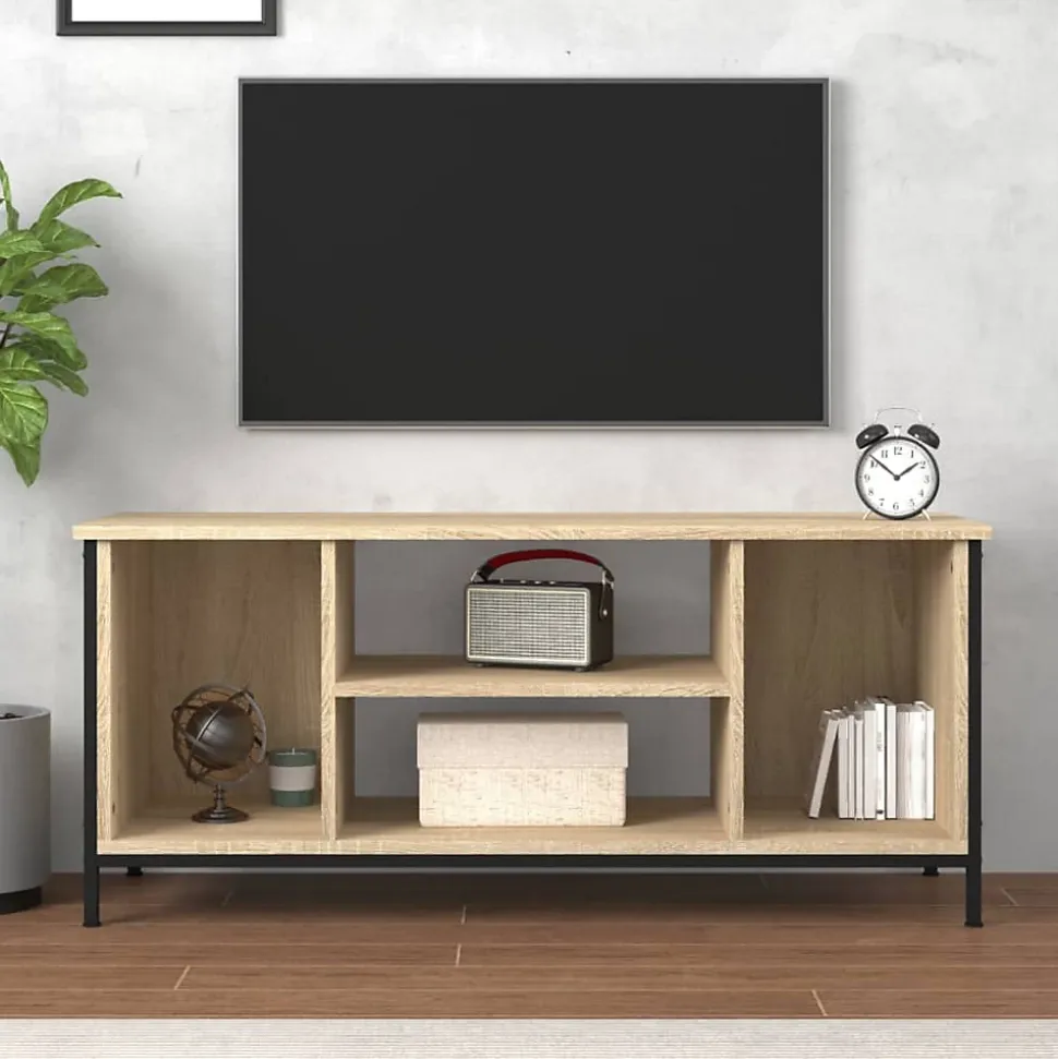 Prolenta Premium - Meuble TV chêne sonoma 102x35x45 cm bois d'ingénierie