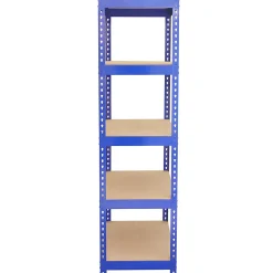 Q-Rax Étagères Rangement Bleu 90 cm x 182.5 cm x 50 cm