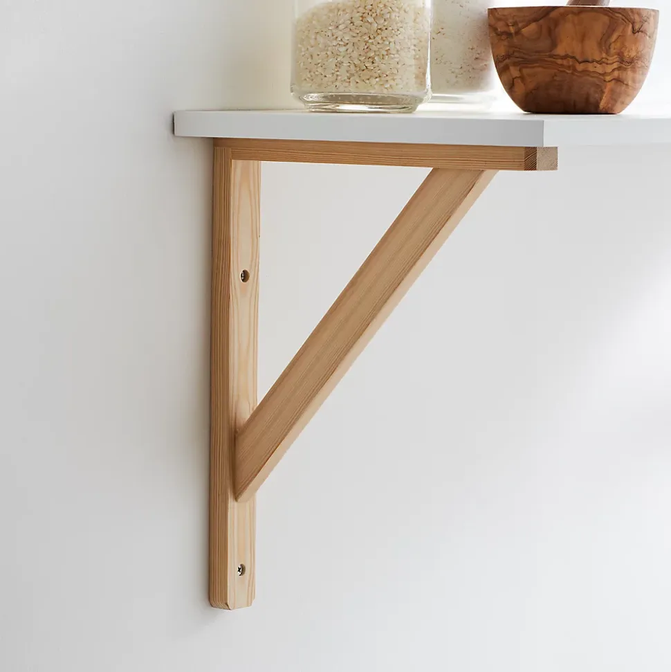 Équerre en bois Timber H. 30 x P. 25 cm