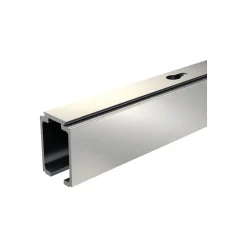 Rail aluminium 2ml anodisé pour coulissant SAF120 - MANTION - 11312/200