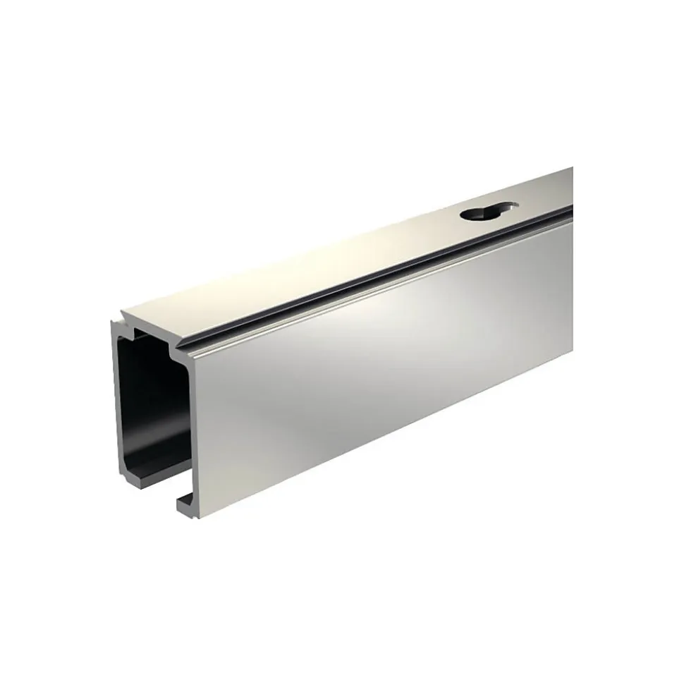 Rail aluminium 2ml anodisé pour coulissant SAF120 - MANTION - 11312/200