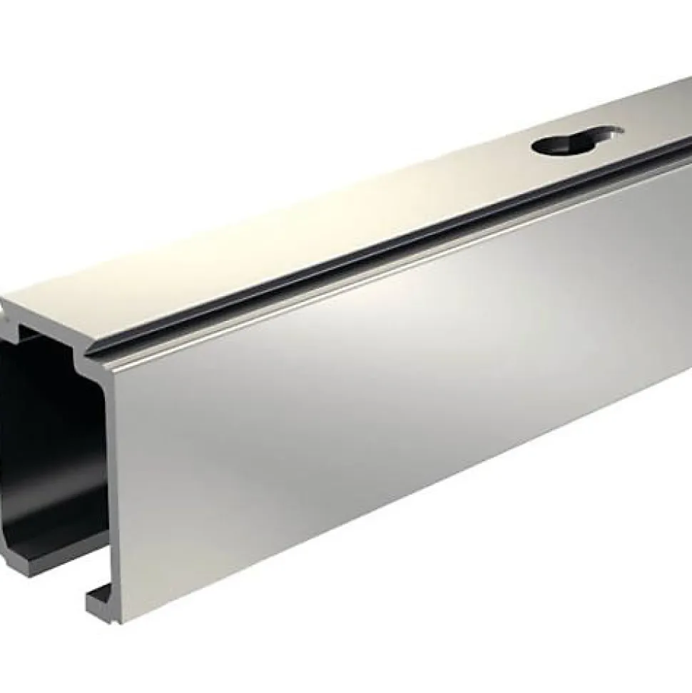 Rail aluminium 2ml anodisé pour coulissant SAF120 - MANTION - 11312/200