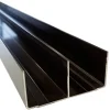 Rail haut alu pour placard coulissant - 3000mm - Taupe brun