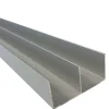 Rail haut alu pour placard coulissant - 3000mm - Anodisé argent