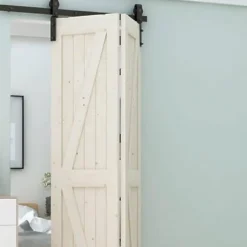 Rail porte pliante - 2M - En applique - Porte pliante - Noir