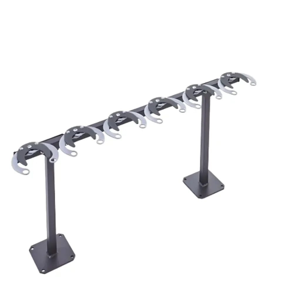 Range trottinettes sur pieds, 6 places
