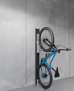 Range vélo montage mural Bikelift gris foncé