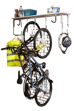 Range vélos mural Mottez capacité 5 vélos L.130 x H. 65 cm