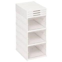 Range-chaussures Fold'n Box 6 paires blanc - Blanc- 5five