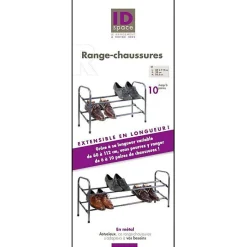Range-chaussures métal x10 extensible - 5Five