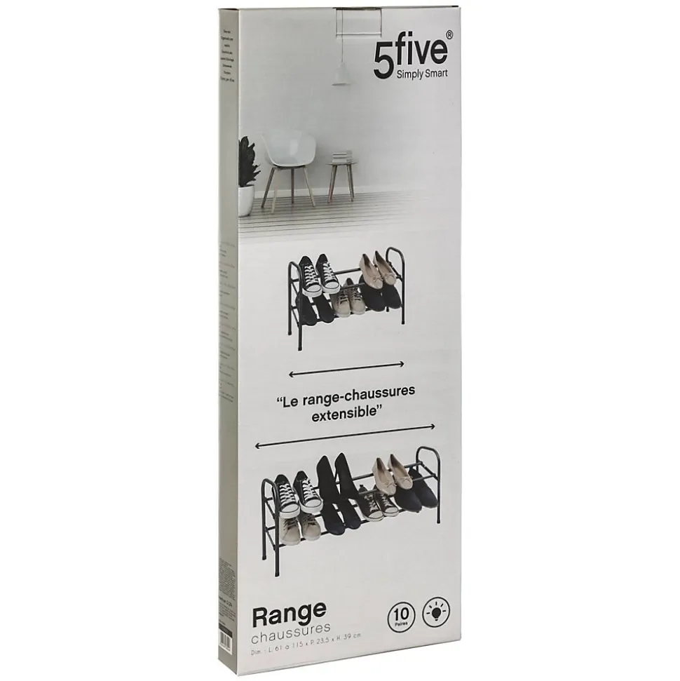 Range-chaussures métal x10 extensible - 5Five