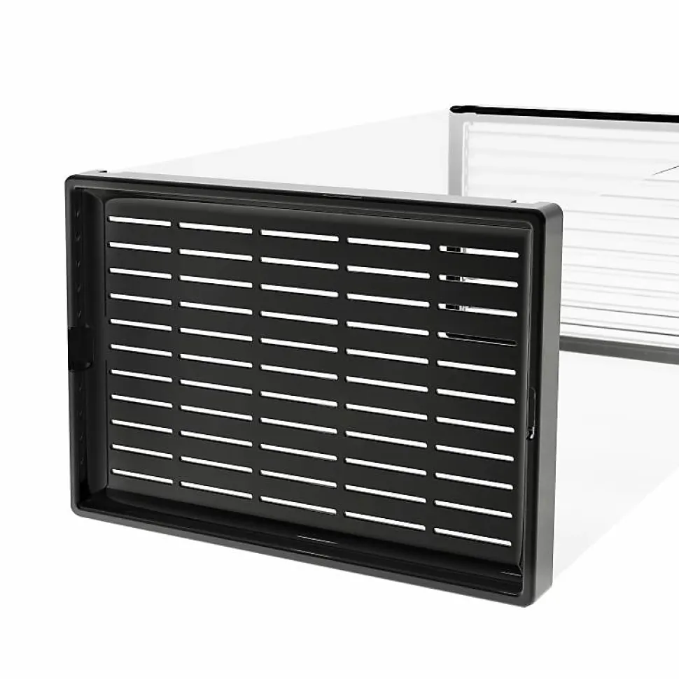 Rangement à chaussure - Boite à chaussures - Noires et transparentes crystal - Lot de 12