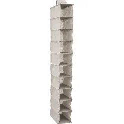 Rangement chaussures 10 cases Gris clair Orga - 5Five