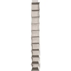 Rangement chaussures 10 cases Gris clair Orga - 5Five