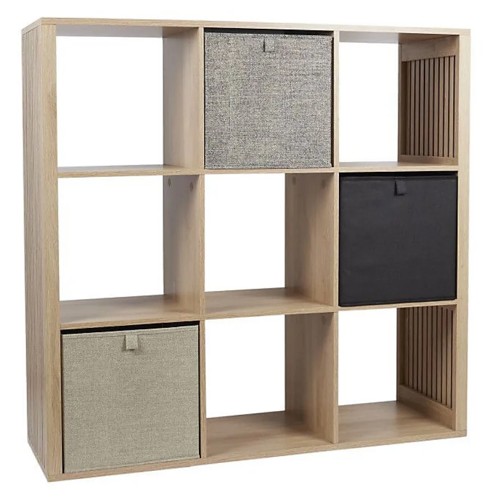 Rangement modulable en bois Klaus 9 cases