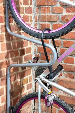 Rangement mural antivol pour vélo H. 173,6 cm Mottez acier