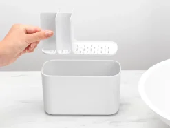 Rangement serviteur de salle de bains blanc Renew Brabantia