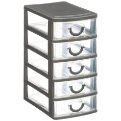 Rangement tour plastique 5 tiroirs Petit modèle - 5Five