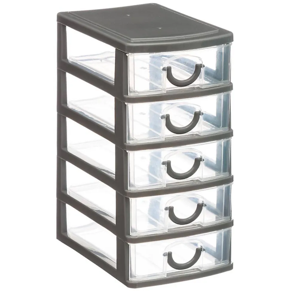 Rangement tour plastique 5 tiroirs Petit modèle - 5Five
