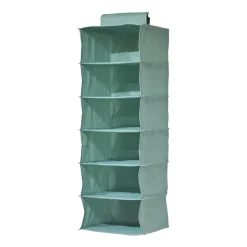Range-pulls à suspendre 6 cases H. 90 cm x L. 30 cm Pratiks vert d'eau