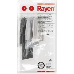 RAYEN - Housse vêtement x6:3 65x100 +3 65x150 anti mites transp 6048