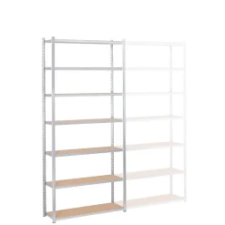 Rayonnage 7 Niveaux Kit Départ H. 2,5m, L. 1,25m, P. 800 Epsiline