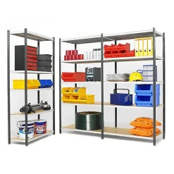 Rayonnage 4 Niveaux Kit Départ H. 1,76m, L. 1m, P. 800 Epsiline