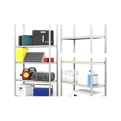 Rayonnage 4 Niveaux Kit Départ H. 1,76m, L. 1,5m, P. 600 Epsiline