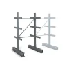 Rayonnage Cantilever léger 8 nvx 2 côtés H. 2m x L.1m x P.600