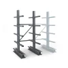 Rayonnage Cantilever Mi-lourd 10 nvx 2 côtés H. 2,5m x L.1,5m x P.600