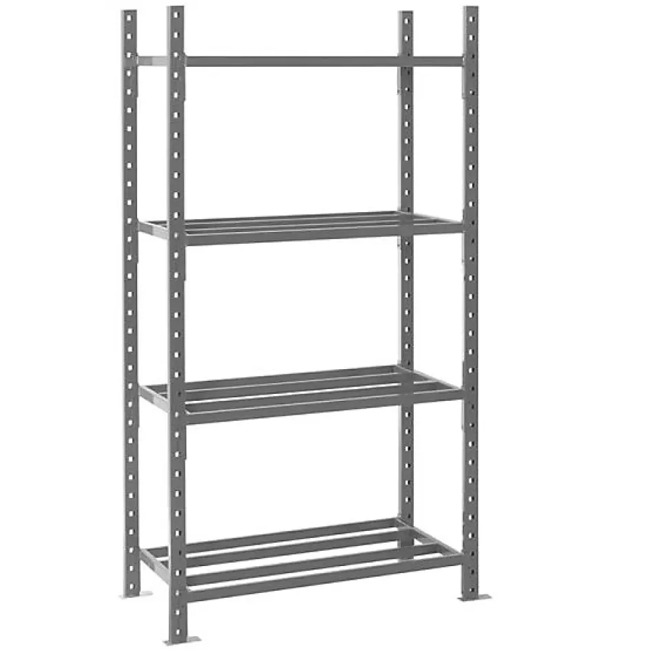 Rayonnage Charges lourdes 4 étagères tubes 2000x1010x1000 mm Fliplus