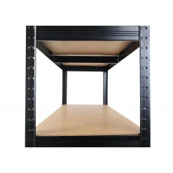 REGIO - Rayonnage industriel en métal - 90x30x180 - 5 étagères - Rayonnage de stockage