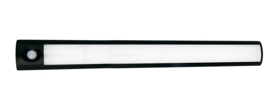 Réglette sous meuble Fiennes LED intégrée blanc neutre IP20 260lm 3.7W L.54xl.4,1xH.2cm noir GoodHome